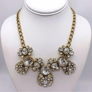 J. Crew Jeweled Cluster Necklace NWT